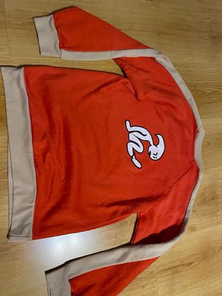 Sudadera El Niño Baggy Fit Naranja Beige