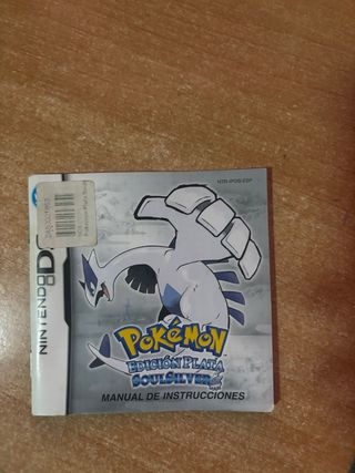 Manual Pokémon Edición Plata Soulsilver NDS
