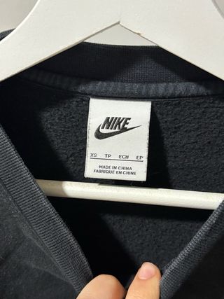 Sudadera Nike Negra Talla XS