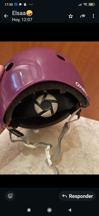 Casco Morado Talla S