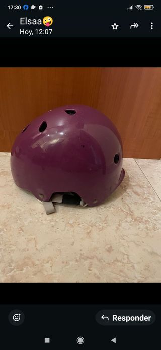 Casco Morado Talla S