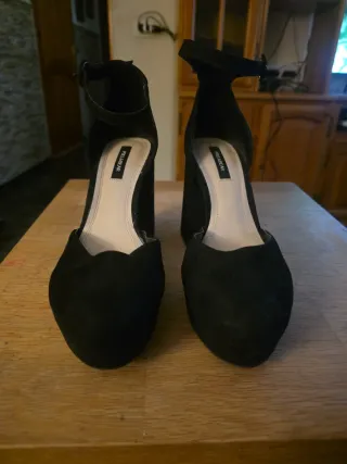 Zapatos de tacón negros Pull&Bear