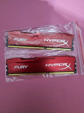 RAM Kingston HyperX Fury Red 8GB (2x4GB) DDR3