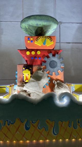 Carroza para cabalgata “ La Fabrica de Azúcar”