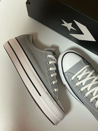 Converse Ctas Lift Hi OX Talla 37.5 wolf grey