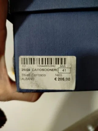 Stivali donna Albano pelle scamosciata n.41