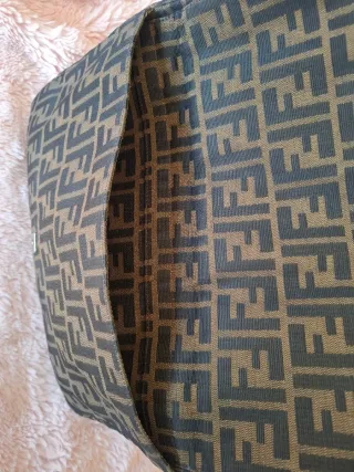 Bolso Fendi Original Marrón y Negro