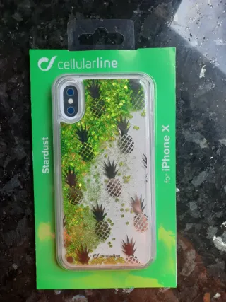 Custodia Cellularline Stardust per iPhone X