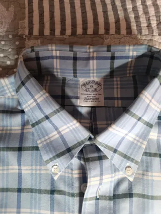 Camisa Brooks Brothers cuadros azul