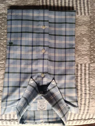 Camisa Brooks Brothers cuadros azul