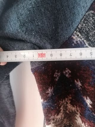 Suéter doble capa multicolor