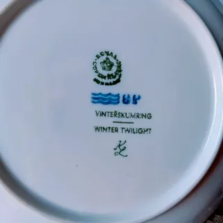 Piatto Royal Copenaghen bicentenario 1775-1975