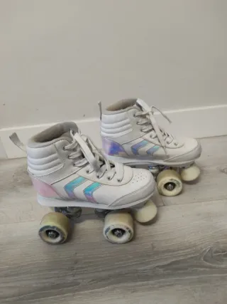 Patines blancos para niños talla 33