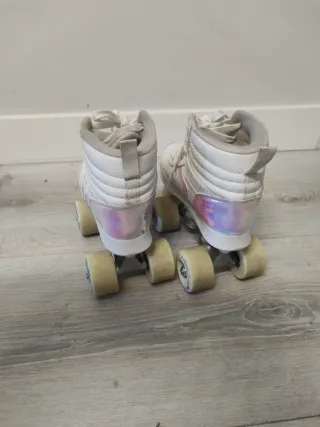 Patines blancos para niños talla 33