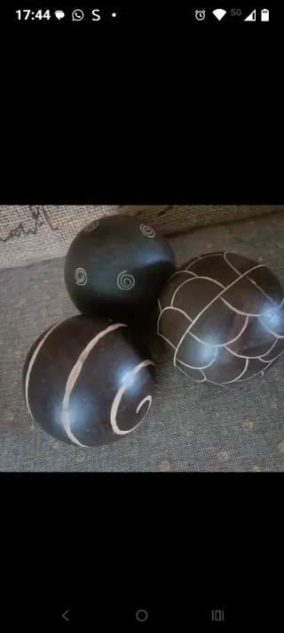 Sfere decorative in legno