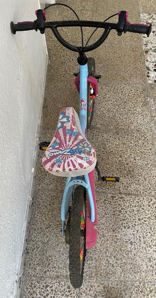Bicicleta infantil BTWIN azul y rosa