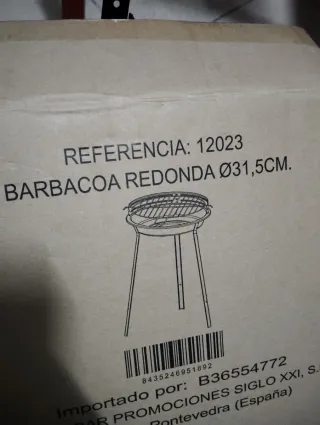 Barbacoa Redonda Ø31,5cm