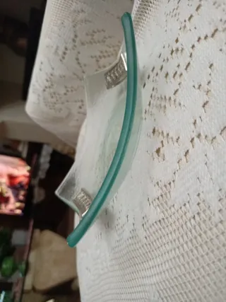 Vassoietto in vetro decorato