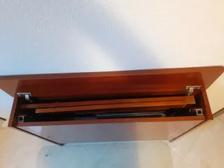 Mesa y silla de estudio ambas plegables madera