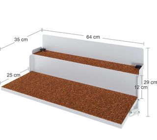 Mesa Balcón Plegable LEVIRA Blanca