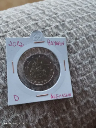 Moneda 2€ Alemania 2012 Conmemorativa