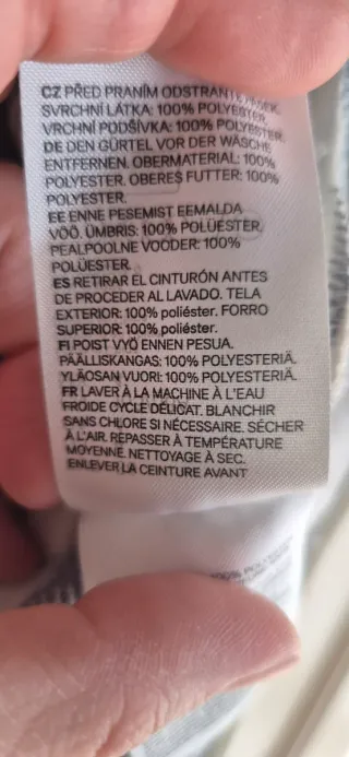 Mono H&M rayas azul marino y blanco