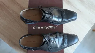 Zapatos Emidio Tucci Negros Talla 41