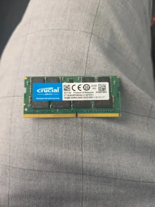 Portátil Crucial 16GB DDR4-3200 SODIMM RAM 1.2V CL