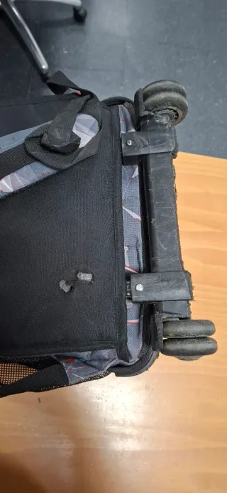 Mochila escolar Toto con ruedas. No se envía.