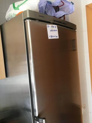 Nevera Siemens Inox - 180x60 cm - ¡Oportunidad!