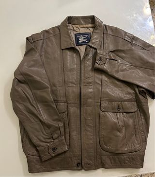 Cazadora Burberry Marrón Piel