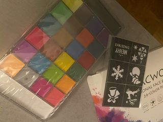 Pintura Profesional ACWOO Cara y Cuerpo 26 Colores