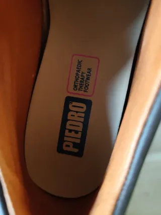 Zapatos de cuero marrones talla 40 Marca Piedro