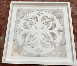 Cuadro Decorativo Beige y Blanco