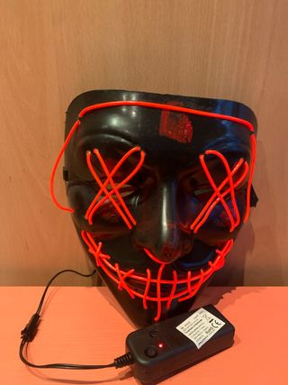 Máscara LED Iluminable