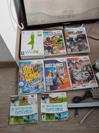 Consola Nintendo Wii Blanca + Juegos