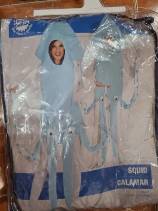 Disfraz Calamar con Capucha