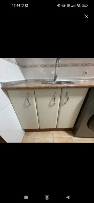 Cocina completa madera y metal