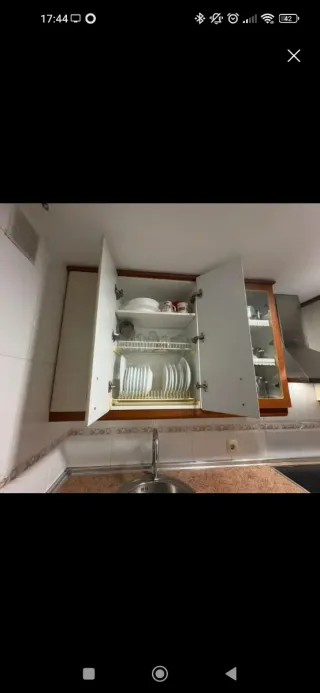 Cocina completa madera y metal