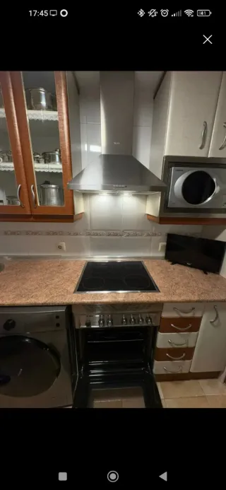 Cocina completa madera y metal