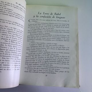 Libro para niños y niñas acerca de la Biblia.