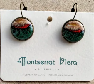 Conjunto collar y pendientes cerámica Montserrat V