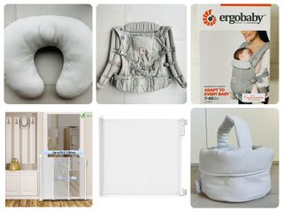 Lote completo de artículos de bebé.