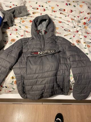 Chaqueta Geographical Norway Niño 12-13 Años Gris
