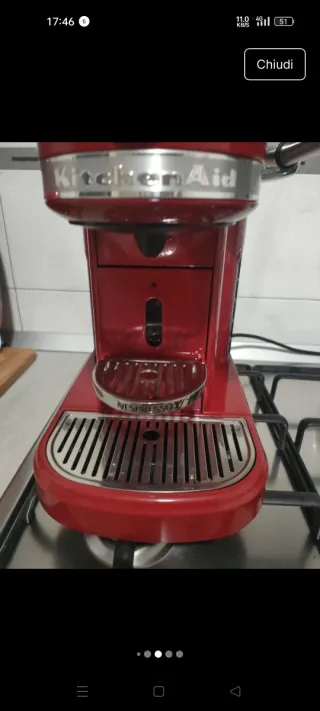 Macchina Caffè KitchenAid Rossa