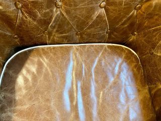 Sillón Chester Cuero Marrón Maisons du Monde