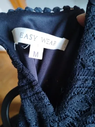 Vestido juvenil azul marino