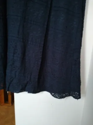 Vestido juvenil azul marino