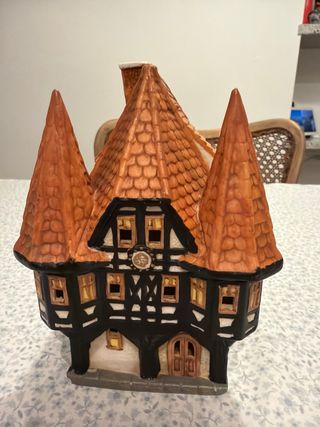 Casita Decorativa Alemana Estilo Fachwerk