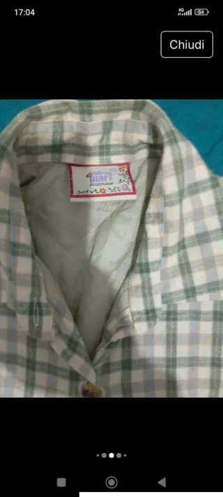 Giacca/camicia imbottita a quadri